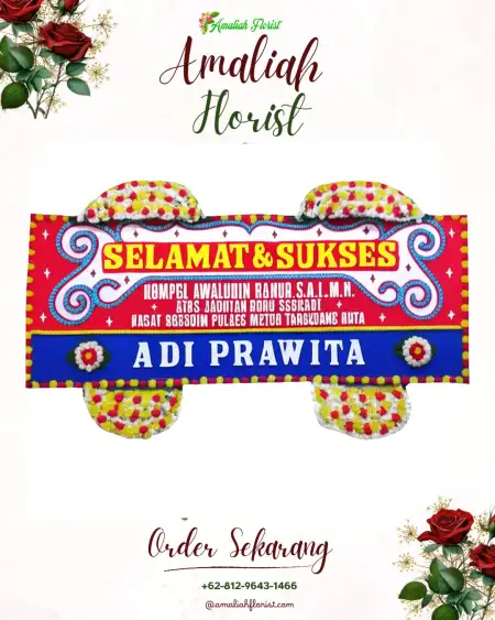 Papan Bunga Ucapan Selamat Citeluk